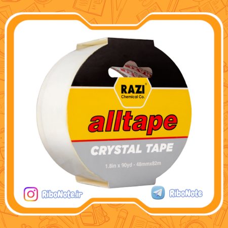چسب پهن رازی مدل alltape کریستال 90 یارد