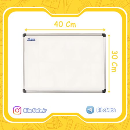 تخته وایت برد مغناطیسی شیدکو مدل دلتا 30×40 پشت MDF