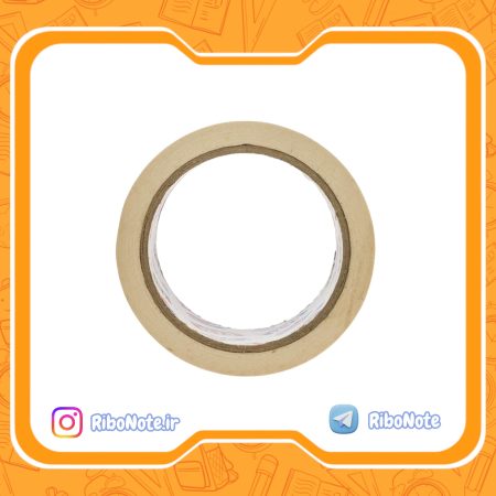 چسب پهن کاغذی رازی مدل Masking Tape عرض 5 سانتی‌متر 30 یارد