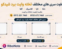 تفاوت میان تخته وایت برد شیدکو دلتا الفا تابا کلاسیک